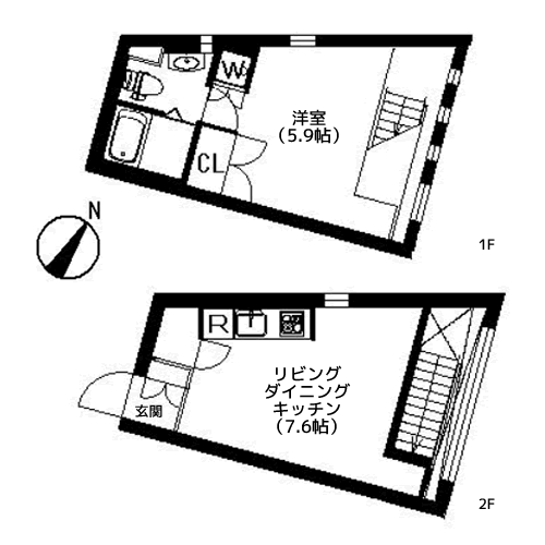 ティエラ祐天寺 - 間取り図