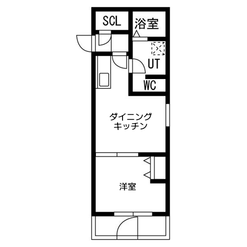 OAKLANCE荏原中延 - 間取り図