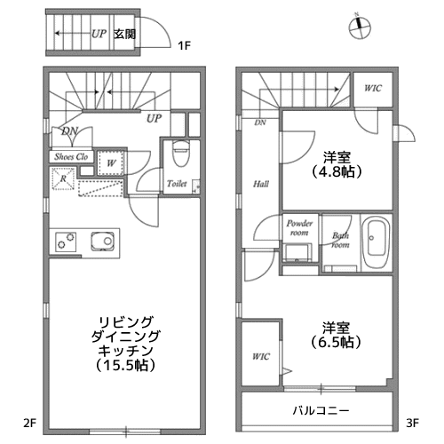 TSURUKIレジデンス恵比寿 - 間取り図