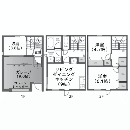 TWEED Omori - 間取り図