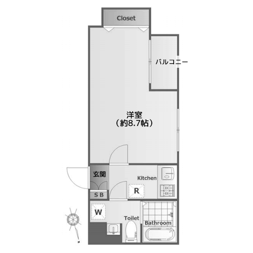 アーバンコート品川 - 間取り図