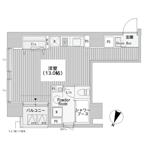 アーバンキューブ九段南 - 間取り図
