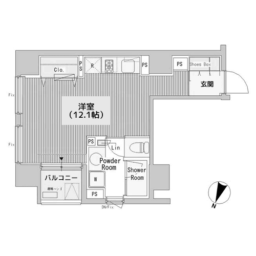 アーバンキューブ九段南 - 間取り図