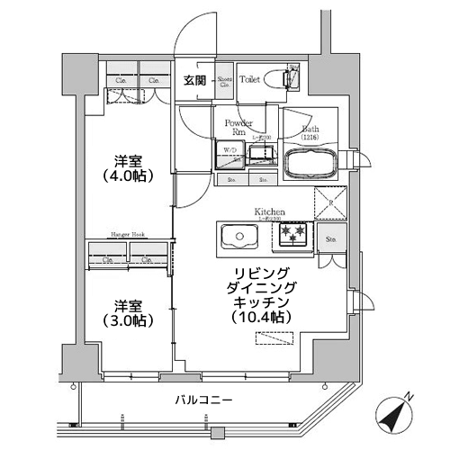 アーバネックス旗の台 - 間取り図