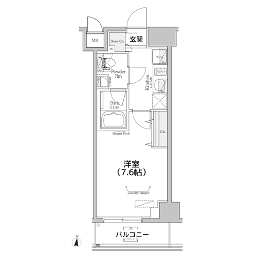 ベルフェリーク木場 - 間取り図