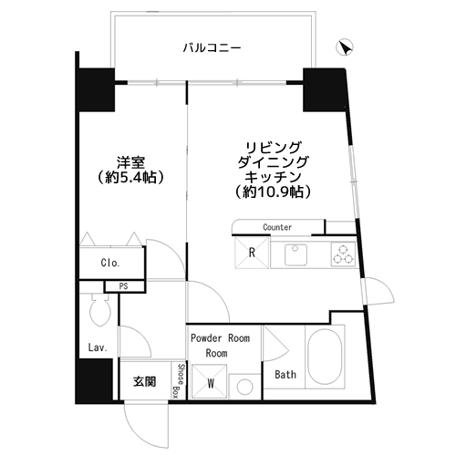 ユーストリア駒沢 - 間取り図