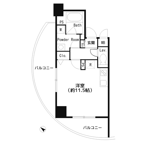 ユーストリア駒沢 - 間取り図