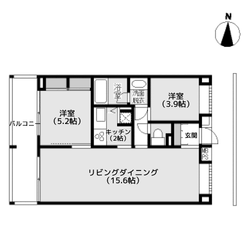 ウェルスクエア碑文谷 - Cタイプ 間取り図