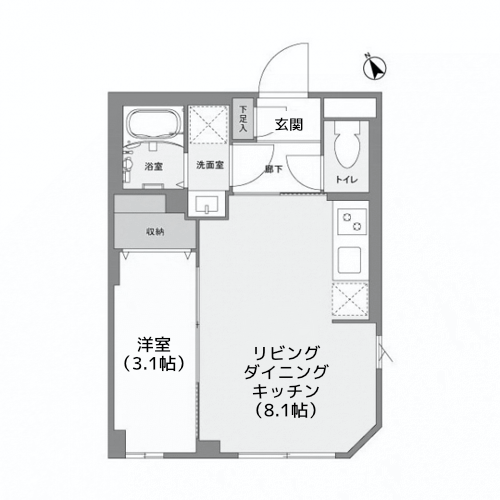 ウェルスクエア馬込Ⅱ - 間取り図