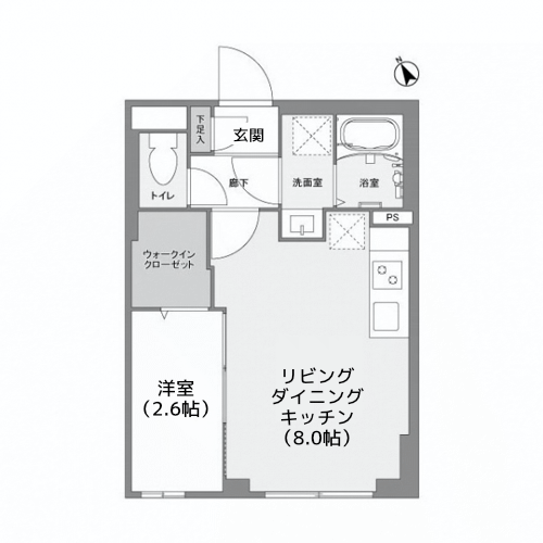 ウェルスクエア馬込Ⅱ - 間取り図
