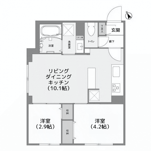 ウェルスクエア馬込Ⅱ - 間取り図