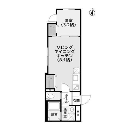 ウェルスクエアイズム大崎 - 間取り図
