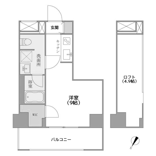 八ツ山三和ハウス - 間取り図