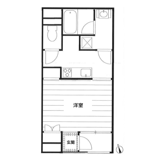 四谷アパートメント - 間取り図