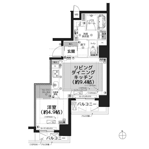 ZOOM東神田 - 間取り図