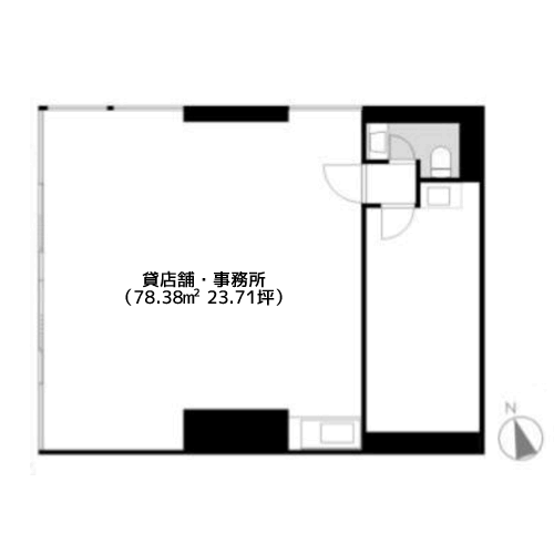 ZOOM自由が丘 - 貸店舗・間取り図