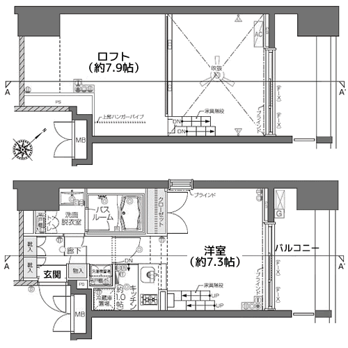 ZOOM目黒 - 間取り図