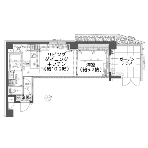 ZOOM戸越銀座 - 間取り図