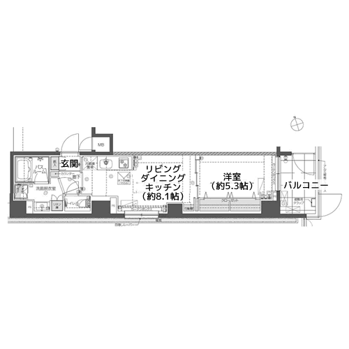 ZOOM戸越銀座 - 間取り図