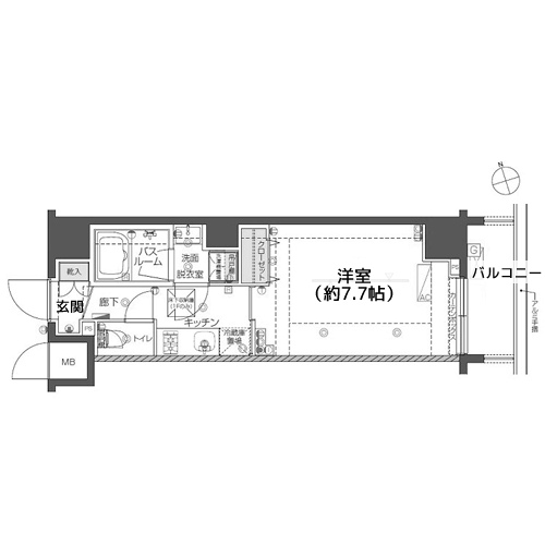 ZOOM戸越銀座 - 間取り図