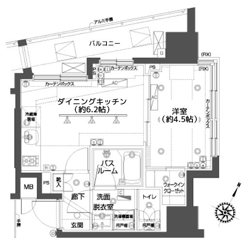 ZOOM都立大学 - 間取り図
