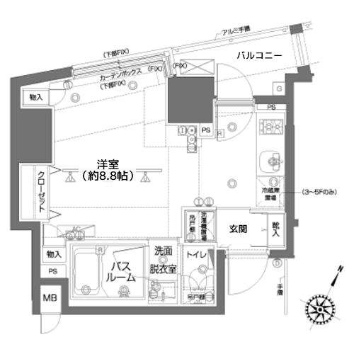 ZOOM都立大学 - 間取り図