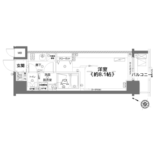 ZOOM都立大学 - 間取り図