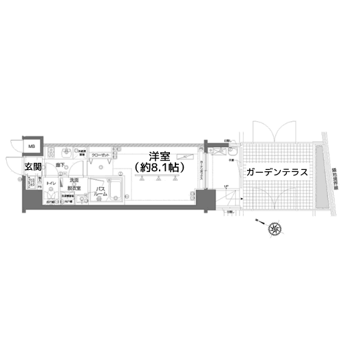 ZOOM都立大学 - 間取り図