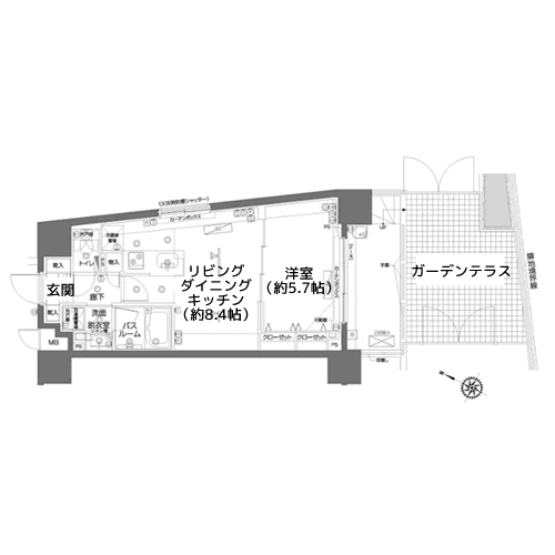 ZOOM都立大学 - 間取り図