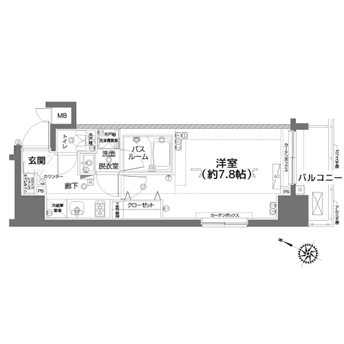 ZOOM都立大学 - 間取り図